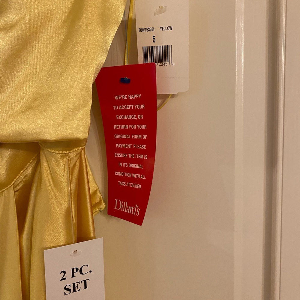 Yellow Prom Gown - Picture 2 of 6